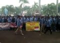 Aksi Pernyatan Sikap Di Gedung DPRD Provinsi Kalimantan Barat GMNI Tolak UU Cipta Kerja