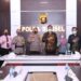 Kapolda Sumsel Menerima Audensi Kepala Kantor Wilayah Badan Pertanahan Nasional Provinsi Sumatera Selatan