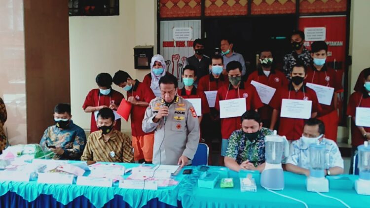 Polda Sumsel Kembali Musnakan Barang Bukti Narkoba
