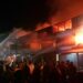 12 Ruko Pasar Sungai Pinyuh Hangus Terbakar