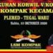 PENGUKUHAN KORWIL V / KORCAM LMS KOMPAK OLEH KETUA DPC LUTFI BAMALA DI DESA TEGALWARU KECAMATAN PLERED