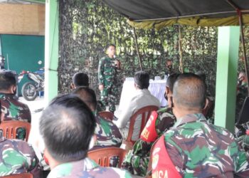 Dandim 0510/Trs Letkol Inf Bangun I.E Siregar Berikan Jam Komandan Lakukan Pengarahan