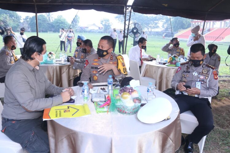 Coffee Morning Polda Sumsel dan Pelaksanaan Ground Breaking Pembangunan Kolam Renang Paakri Palembang
