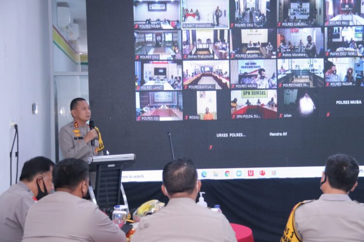 Kapolda Sumsel Launching Aplikasi Mang PDK Medis Dalam Rangka Program SDM Sehat