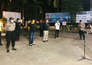 Antisipasi Gangguan Kamtibmas Anggota Polsek Pontianak Timur Lakukan Kegiatan Patroli Malam Minggu