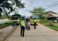 Antisipasi Kemacetan Panjang Petugas Lantas Polsek Pontianak Timur Alihkan Arus Lalulintas