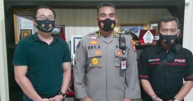 Jalin Sinergitas Jurnalis Banten Bersatu Bertandang ke Humas Polda Banten