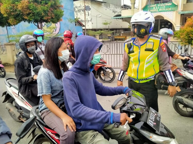 Pelaksanaan Operasi Zebra Kapuas 2020 Diwilayah Pontianak Timur Tetap Dilakukan Penerapan Protokol Kesehatan