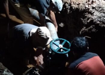 PDAM Gapura Tirta Rahayu Tingkatkan Penambahan Pipa Sepanjang Jalan Sadang Menuju Cigelam