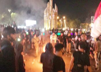 Aksi Unjuk Rasa Mahasiswa di Kalimantan Barat, Penolakan Undang Undang Cipta Kerja Sempat Diwarnai Ricuh