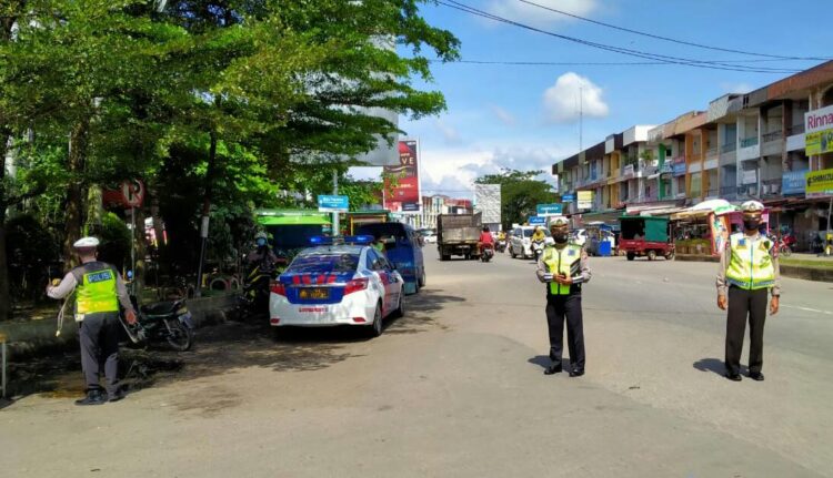 Gabungan Jajaran Sat Lantas Lakukan Ops Zebra Di Wilayah Pontianak Utara