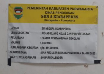 Dugaan Adanya Peyimpangan Anggaran Dana ALOKASI Khusus ( DAK ) Sekolah Di Sdn 2 Kiarapedes,Kejari Purwakarta Diminta Usus Tuntas