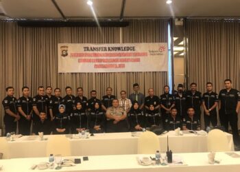 Kabid TI Polda Sumsel Membuka Resmi AcaraTransfer Knowledge Pekerjaan Link Comand Center