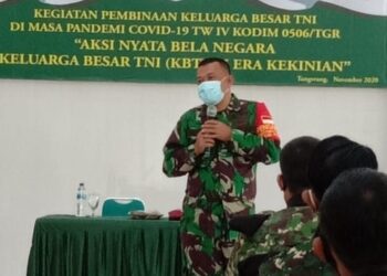 Kodim 0506 /Tangerang kembali Gelar Komsos dengan Keluarga Besar TNI