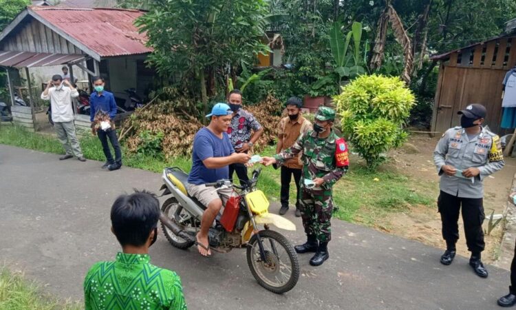 Wujudkan Masyarakat Produktif Serta Aman Covid-19 Kodim 1207 Bentuk Satgas Desa Tangkal Covid-19