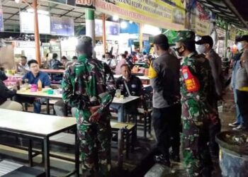 Cegah Penyebaran Covid-19, Kodim Mempawah Gelar Patroli Gabungan