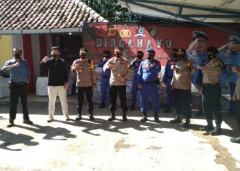 HUT Ke – 70 Kepolisian Resor Perairan Dan Udara Gelar Mengedepan Kan Protokol Kesehatan