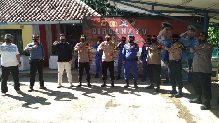 HUT Ke – 70 Kepolisian Resor Perairan Dan Udara Gelar Mengedepan Kan Protokol Kesehatan