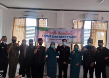 Pisah Sambut Camat Dan Sekertaris Kecamatan Pasawahaan H.Helmy Setiawan AP.MM. Dan Drs H.Totong Hidayat MSI