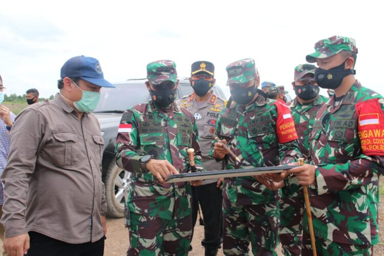 Kunjungan Kerja di Kalteng, Pangdam XII/TPR Tinjau Perkembangan Program Food Estate Dadahup