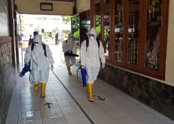 Tim Velox Edukasi Sosialisasi Dan Dekontaminasi Di SMPN 1 Purwakarta