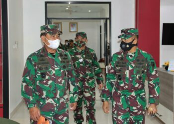 Pangdam XII/TPR Sambut Kunjungan Kerja Asops Kasad di Bumi Khatulistiwa