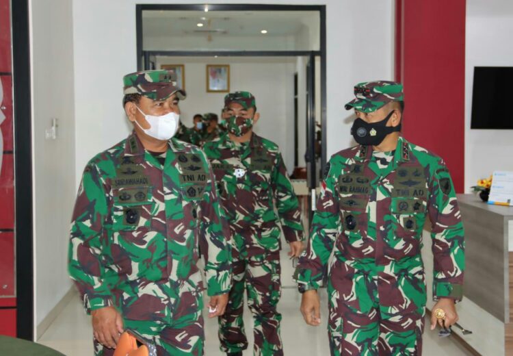 Pangdam XII/TPR Sambut Kunjungan Kerja Asops Kasad di Bumi Khatulistiwa