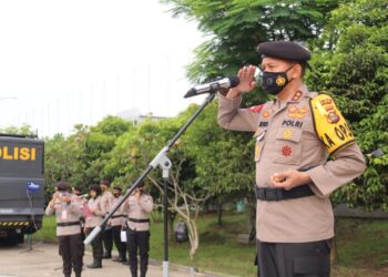 KAPOLDA MEMBUKA PELATIHAN PENINGKATAN KEMAMPUAN SAR DIT SAMAPTA POLDA SUMSEL