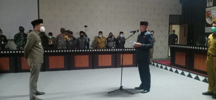 Pejabat Baru Novriwan Jaya Resmi Dilantik Bupati Umar Ahmad