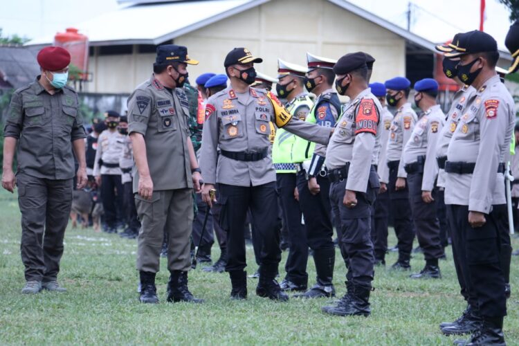 GUBERNUR SUMSEL PIMPIN APEL GELAR PASUKAN OPERASI LILIN MUSI DAN TAHUN BARU 