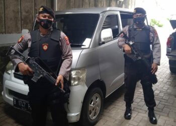 Antisipasi Ganguan Kamtibmas, Sat Sabhara Polres Lampung Utara Gelar Patroli Bermotor