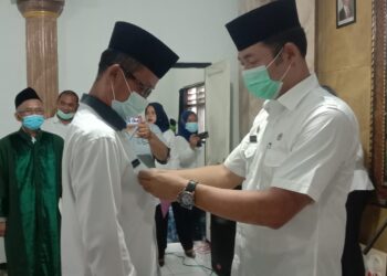 Kepala DPMD Jaya Pranolo Purwakarta Lantik Pj.Kepala Desa Cilegong Kecamatan Jatiluhur