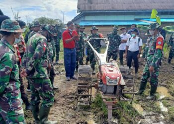 Dukung Ketahanan Pangan Wilayah, Kodim Sambas Gelar Penyuluhan Pertanian