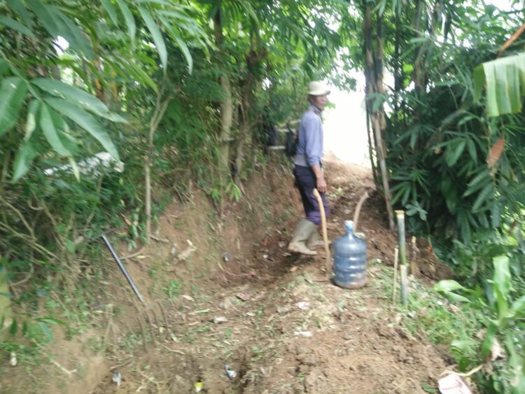 Pengerjaan TPT Di Blok Lio Desa Tanjung Sari Menuai Tanda Tanya Publik Masyarakat