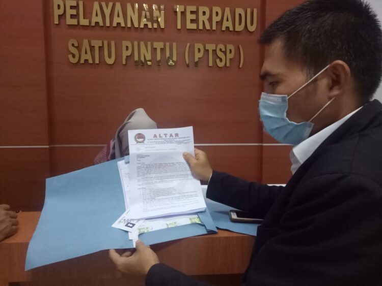 Diduga Lakukan Pungli, ALTAR Laporkan Oknum Ketua Kelompok PKH BPNT Desa Sukamanah Ke Kejarı Tangerang