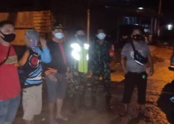 Sungai Kumba Meluap, Koramil Seluas Kerahkan Personel Pantau Debit Air