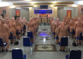 Gelar Rapat Rutin, DWP Lampura Ingin Berkiprah Bangun Daerah