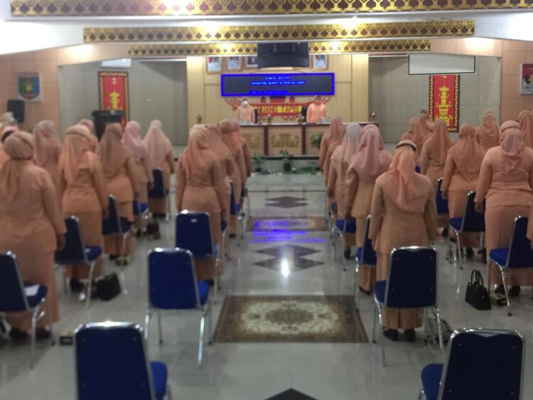 Gelar Rapat Rutin, DWP Lampura Ingin Berkiprah Bangun Daerah