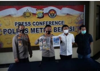 Kombes Pol Hendra Gunawan Dan Jajarannya Tetapkan Tersangka Pelanggaran Prokes Di Waterboom Cikarang