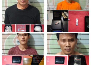 Empat Pelaku Penyalahguna Narkoba Ditangkap Satres Lampura