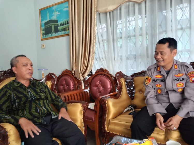 Agenda Kapolsek Pontianak Timur, Kunjungi Kediaman Wakil Ketua DPRD Kota Pontianak