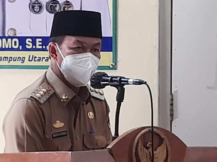 Pemkab Lampura Vaksinasi Perdana Covid-19