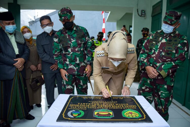Bupati Purwakarta Resmikan Gedung Koramil 1907/Bungursari