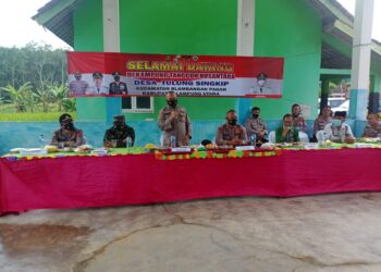 Diresmikan Kampung Tangguh,Desa Tulung Singkip untuk Suasambada Pangan