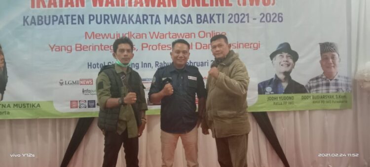 Pelantikan Ketua PD IWO Kabupaten Purwakarta Masa Priode 2021 – 2026