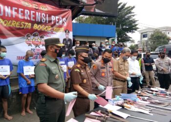 Danrem 061/SK Apresiasi Kinerja Reskrim Polresta Bogor kota Ungkap Kejahatan Jalanan