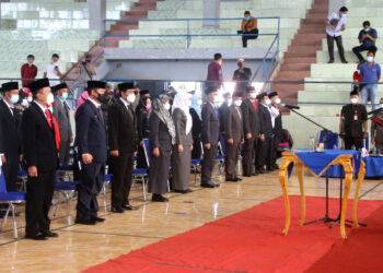 Sekda Lampura Lantik 102 Pejabat