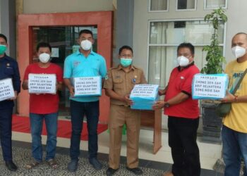 RS Dr. Rubini Mempawah dan 6 Puskesmas Terima Bantuan Ratusan APD Dari 3 Yayasan Pemakaman Sungai Pinyuh