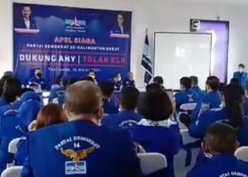 Apel Siaga DPD Partai Demokrat Provinsi Kaliamantan Barat, 7 Orang Kadernya Terancam Dipecat