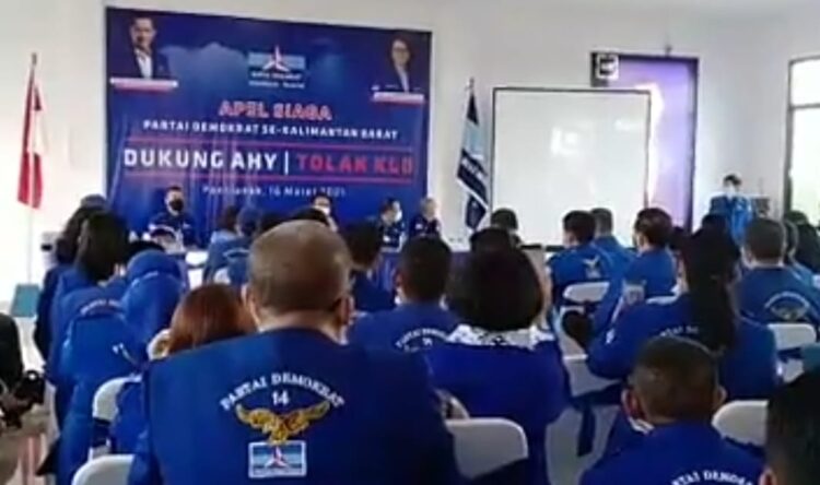 Apel Siaga DPD Partai Demokrat Provinsi Kaliamantan Barat, 7 Orang Kadernya Terancam Dipecat